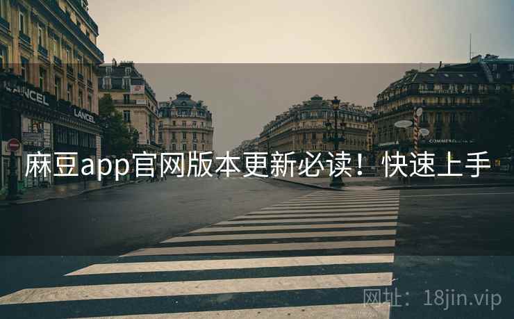 麻豆app官网版本更新必读！快速上手