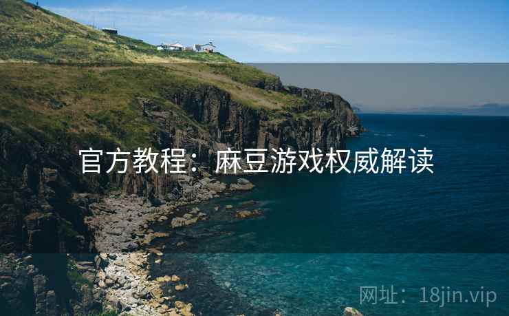 官方教程：麻豆游戏权威解读