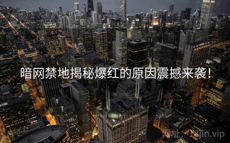 暗网禁地揭秘爆红的原因震撼来袭！