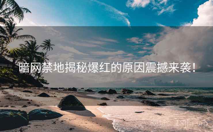 暗网禁地揭秘爆红的原因震撼来袭！