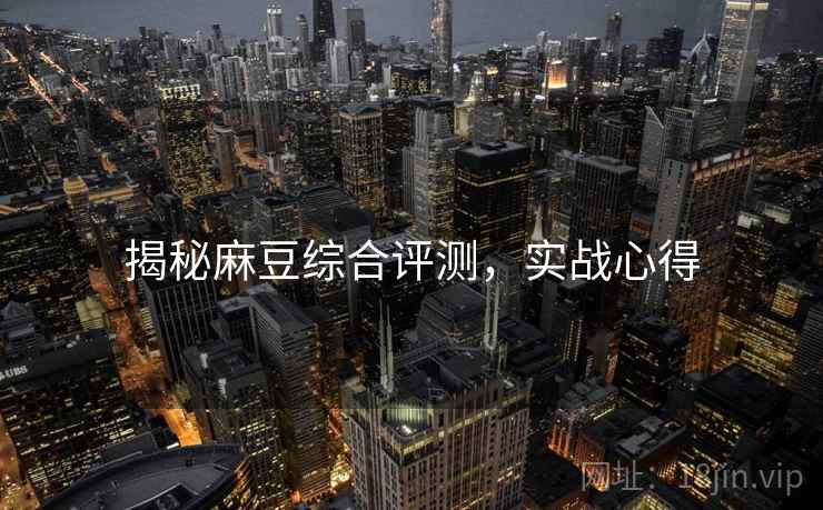 揭秘麻豆综合评测，实战心得