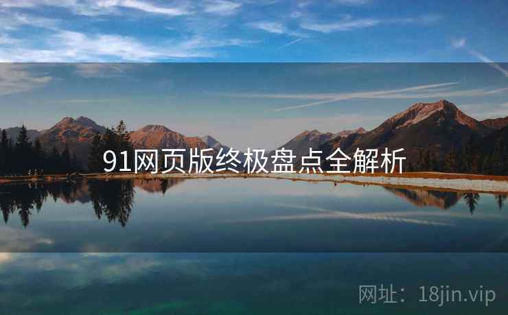 91网页版终极盘点全解析
