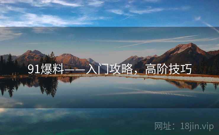 91爆料——入门攻略，高阶技巧