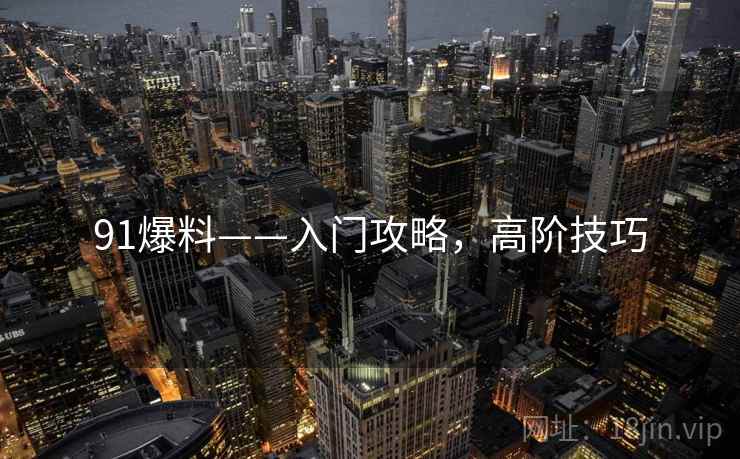 91爆料——入门攻略，高阶技巧