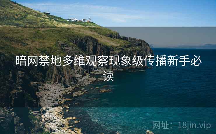 暗网禁地多维观察现象级传播新手必读