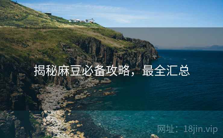 揭秘麻豆必备攻略，最全汇总