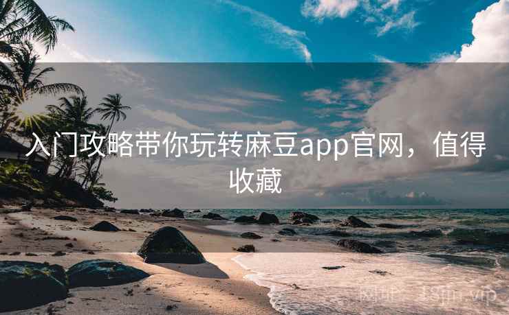 入门攻略带你玩转麻豆app官网，值得收藏